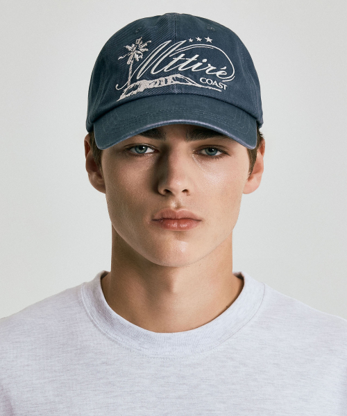 COAST WASHED CAP / Navy