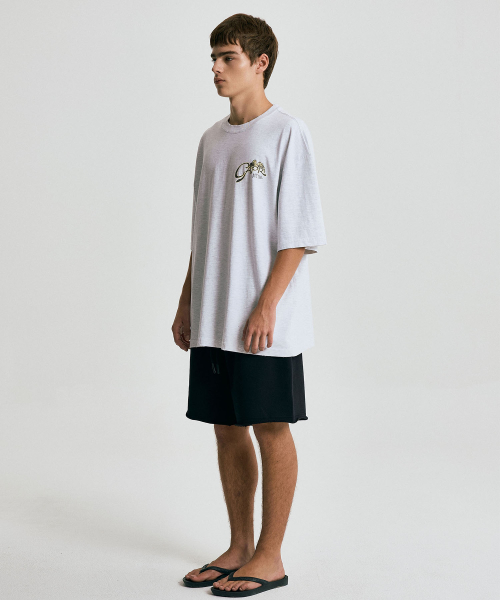 CAPRI SOUVENIR T-SHIRT / Light melange