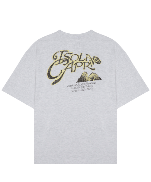 CAPRI SOUVENIR T-SHIRT / Light melange