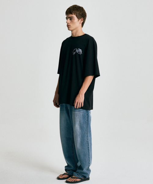 CAPRI SOUVENIR T-SHIRT / Black