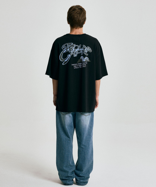 CAPRI SOUVENIR T-SHIRT / Black