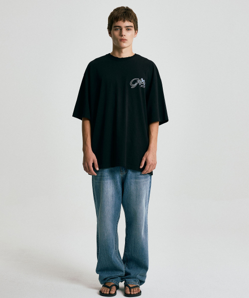 CAPRI SOUVENIR T-SHIRT / Black