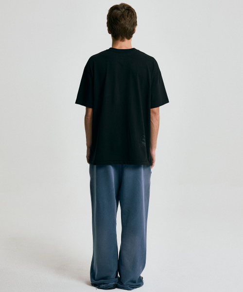 PASSPORT STAMP T-SHIRT / Black