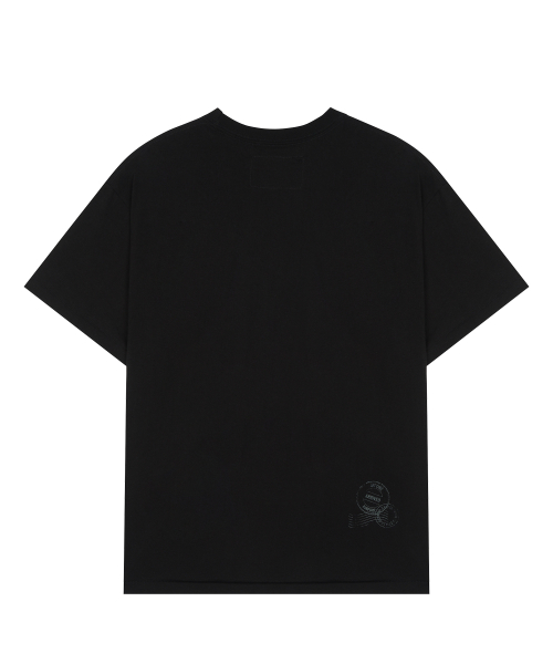 PASSPORT STAMP T-SHIRT / Black