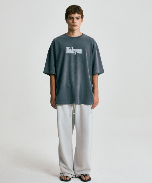 HALCYON FRAME WASHED T-SHIRT / Navy