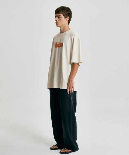 HALCYON FRAME WASHED T-SHIRT / Ivory