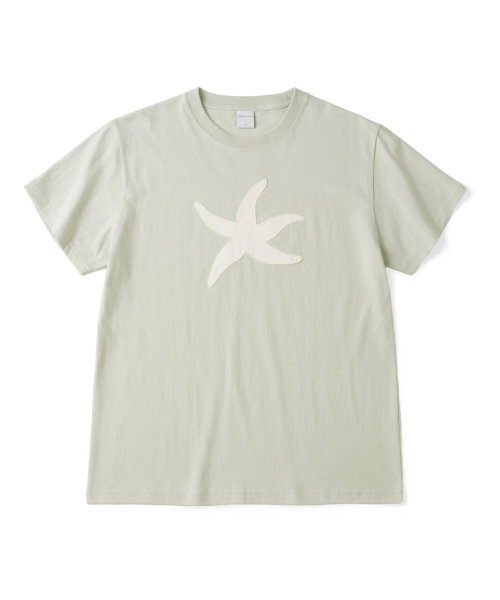 TCM vintage starfish T (light green)
