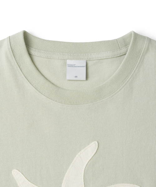 TCM vintage starfish T (light green)
