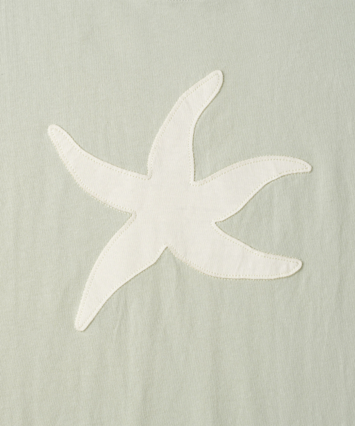 TCM vintage starfish T (light green)