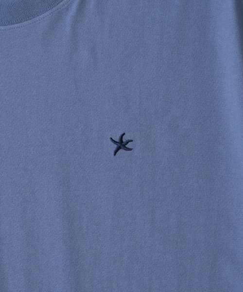 TCM starfish mini logo T (dusty blue)