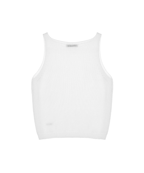 LINEN BLEND KNIT TOP_IVORY