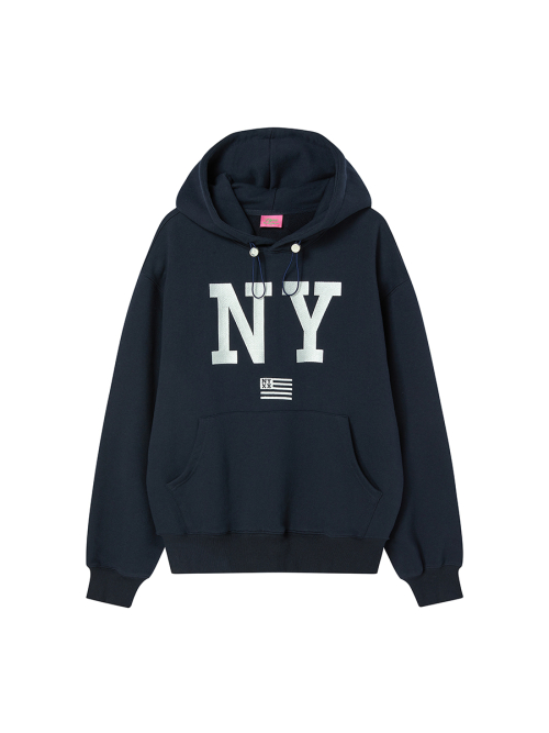 NY FLAG HOODIE NAVY