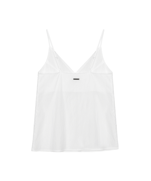 V-NECK SLEEVELESS TOP_IVORY