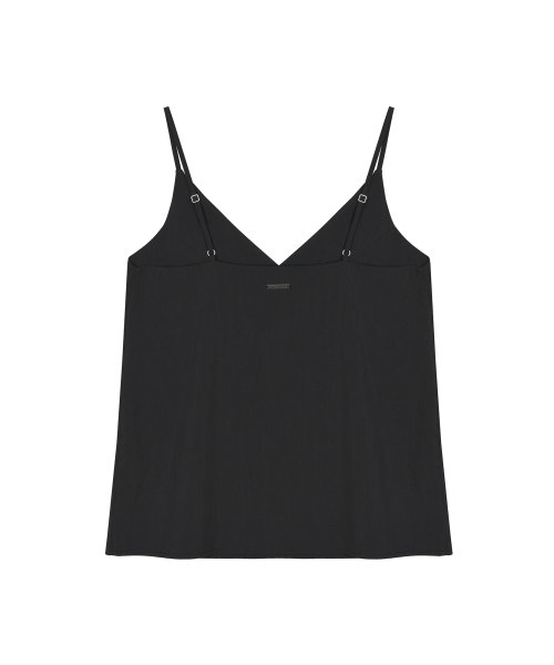V-NECK SLEEVELESS TOP_CHACOAL