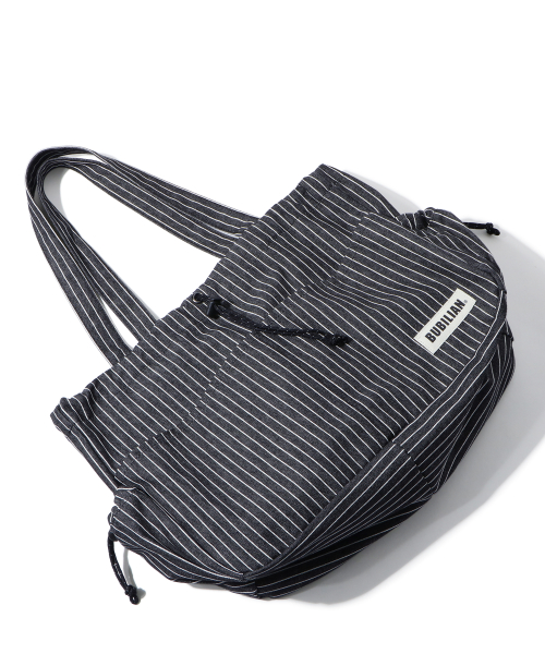 Newbie Shoulder bag_Stripe black