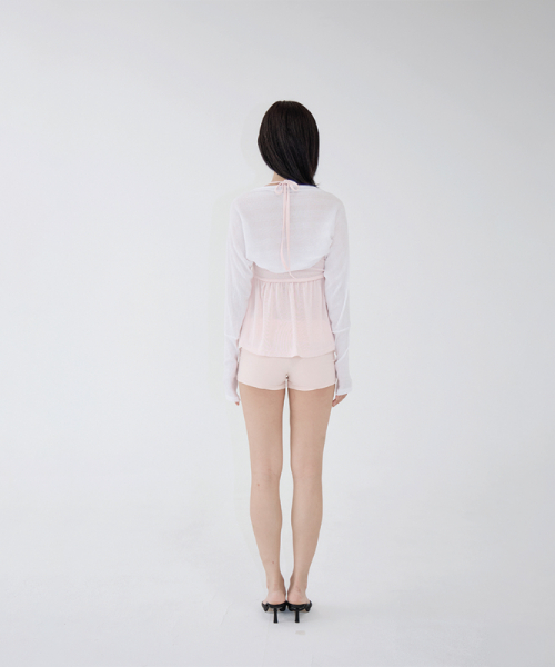 BABY DOLL HALTER POWDER PINK