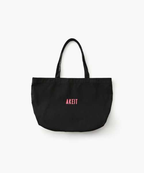Washed Cotton Tote Bag_Black