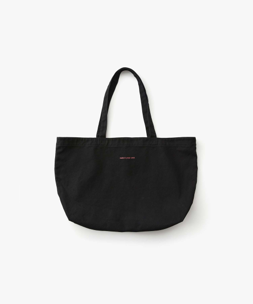Washed Cotton Tote Bag_Black