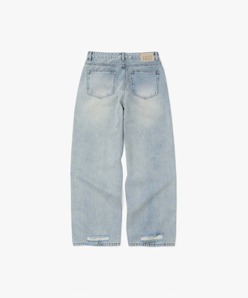 Destroyed Denim Pants_Blue