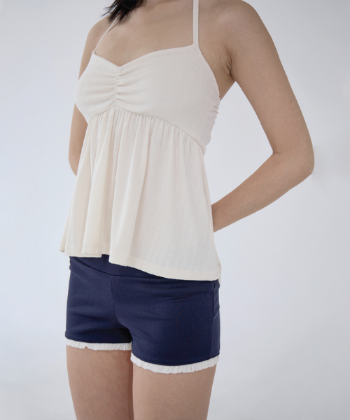 BABY DOLL HALTER LEMON BUTTER