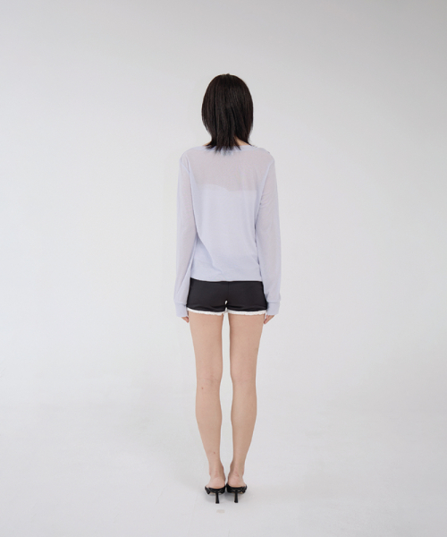 CLOUD V-NECK ICE BLUE
