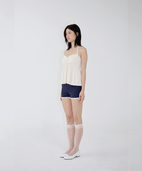 FRILL SHORTS NAVY