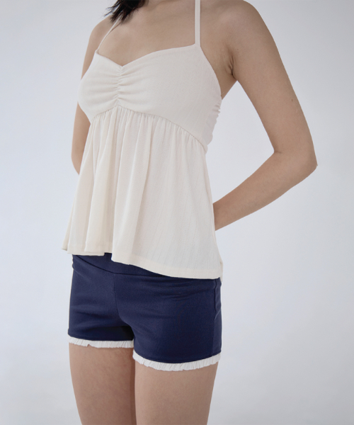 FRILL SHORTS NAVY