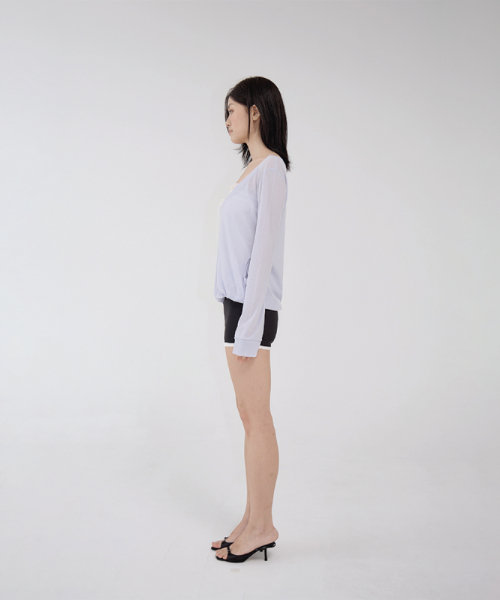 FRILL SHORTS BLACK