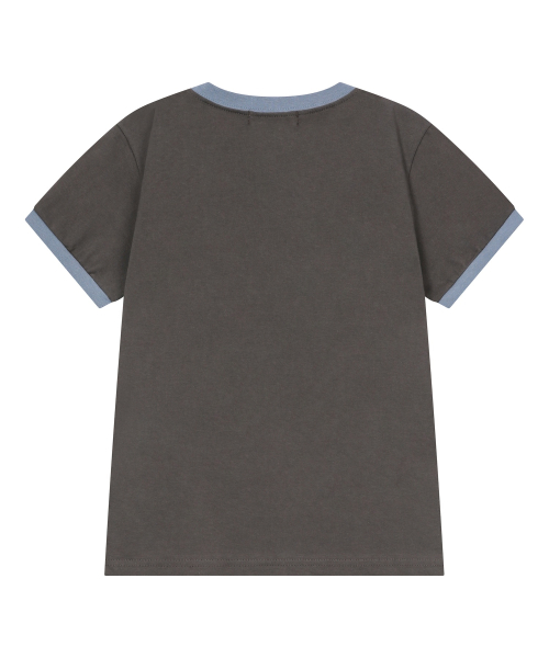LOVRITS MINI HEART LOGO RINGER HALF T (2COLOR)