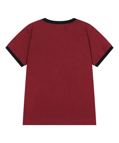 LOVRITS MINI HEART LOGO RINGER HALF T (2COLOR)