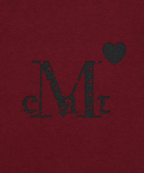 LOVRITS MINI HEART LOGO RINGER HALF T (2COLOR)