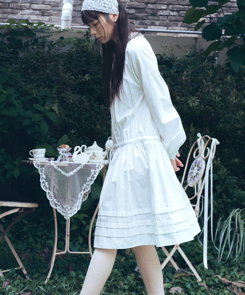PINTUCK DRESS - 2 colors