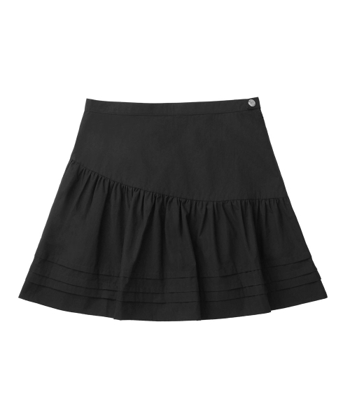 PINTUCK MINI SKIRT - 3 colors