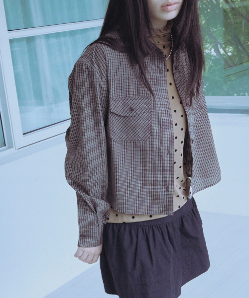 CROPPED SHIRT - 2 colors