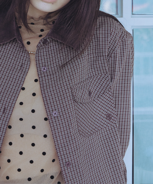 CROPPED SHIRT - 2 colors