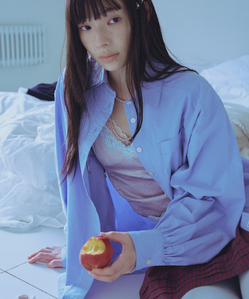 PUFF SLEEVE SHIRT - 2 colors