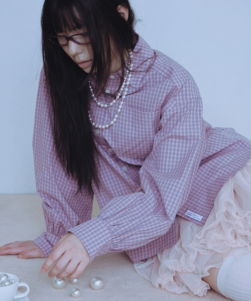 PUFF SLEEVE SHIRT - 2 colors
