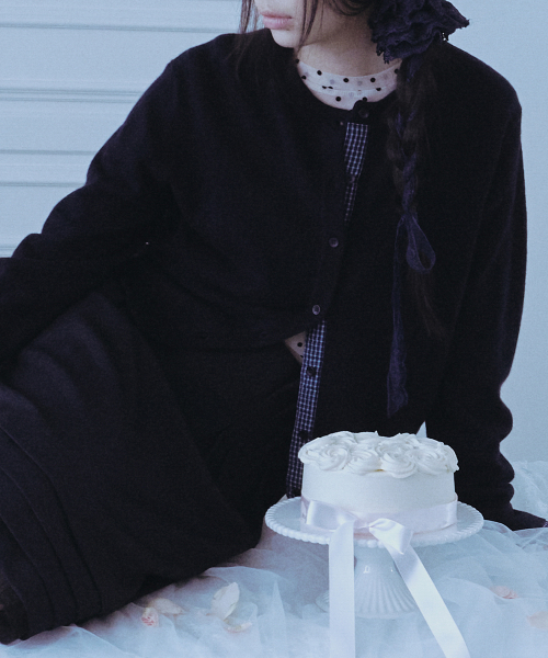 WOVEN PATCH CARDIGAN - 3 colors