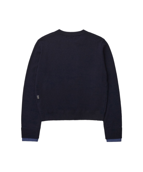WOVEN PATCH CARDIGAN - 3 colors