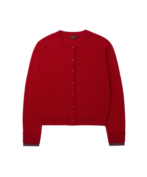 WOVEN PATCH CARDIGAN - 3 colors