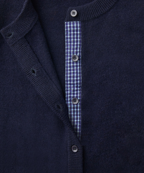 WOVEN PATCH CARDIGAN - 3 colors