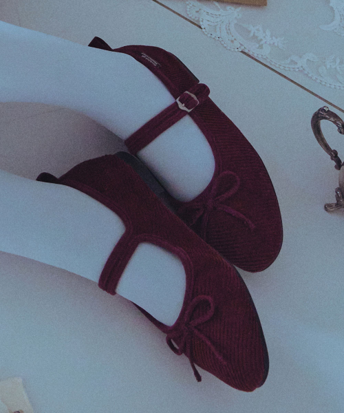 BELLA MARYJANES(CORDUROY) - 7 colors