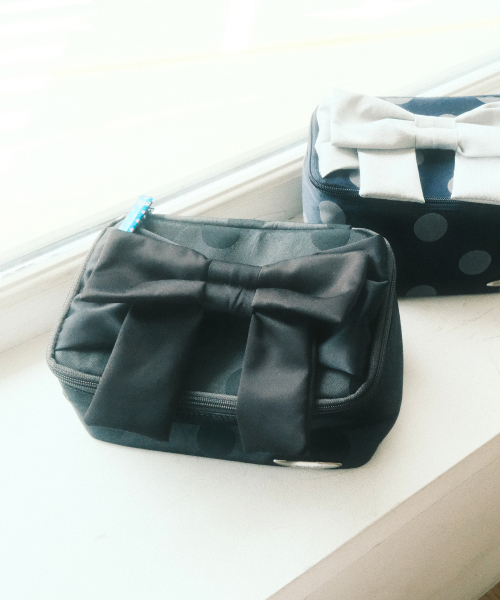 [대용량] Dotty Pouch (Black)