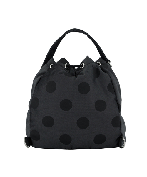 Dotty Bucket Bag (Black)