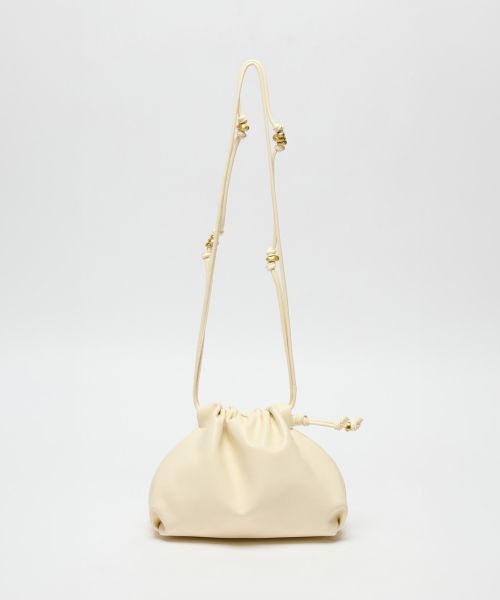 Gem clutch bag(Coconut milk)_OVBAX25023VNI