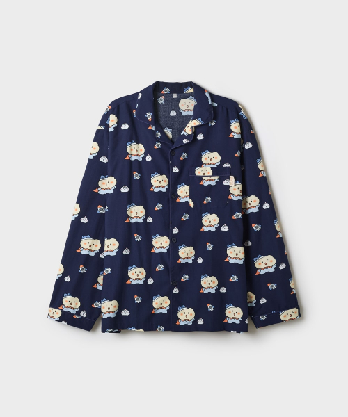 [망그러진곰] 긴팔 파자마(Navy)_SPPPG49U03