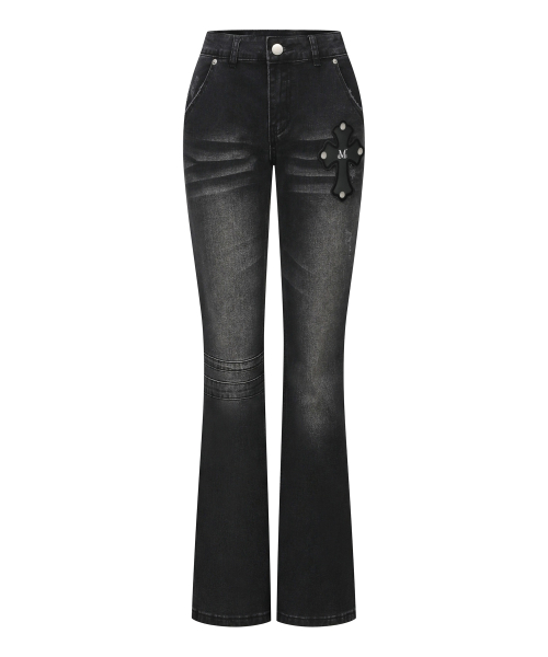 CAIRO CROSS PATCH DENIM BOOTCUT