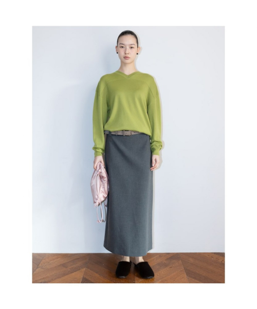 Classic H Line Skirt Ash (TA6727A174)