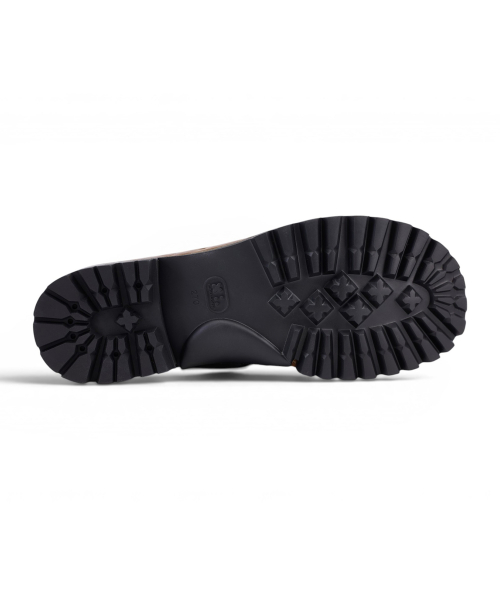 [EXTRALIGHT] Hammer Horsehide Commando Sole Boat Shoes Black
