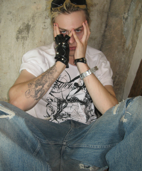 Narcissism String T-Shirt_[White]